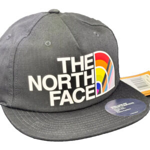 NWT The North Face Plaskett Pride Logo Performance Ballcap Hat Shallow Black OS